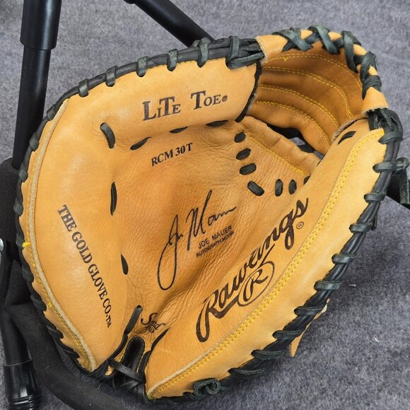 Rawlings RCM30T Lite Toe Joe Mauer Catcher Mitt Baseball Glove - Picture 1 of 8